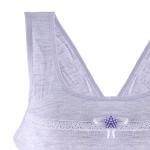 Cotton Training Bra with Lace Trim Topwear