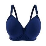 Padded Bra with Underwire, Adjustable Straps, Smooth Finish, and Center Satin Bow