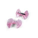 Girl's Glitter Sheer Sparkling Mesh Bow Hair Clip