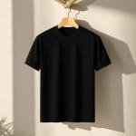 Men's Half Sleeve Crew Neck Soft Cotton Tee Shirt (220 GSM)
