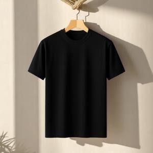 Men's Half Sleeve Crew Neck Soft Cotton Tee Shirt (220 GSM)