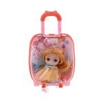 Doll with Mini Suitcase Playset