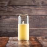 LED Flameless Candle with Glass Cover