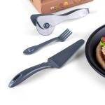 مجموعة صنع البيتزا الفاخرة بنسيج طبيعي للأطفال