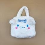 Stitch Face Plush Backpack – Blue & Pink Ears