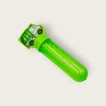 أنبوب فقاعات شاحنة إعادة التدوير تصميم كارتوني ممتع لغرف الأطفال