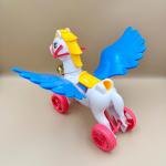 Winged Pony Push Toy – Bell & Saddle Edition
