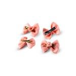 Girl's Elegant Bow Hair Clip with Rose Embellishment