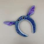 Plush Stitch-Inspired Ears Headband for Kids