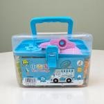 Ice Cream Truck Theme Play Dough Set – 24 Color Soft Modeling Clay Kit for Kids