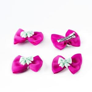 Girl's Adorable Double Layered Bow Hair Clip