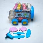 School Bus Play Dough Set – Rolling Vehicle with Colorful Clay and Molds