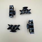 Interlocking Design Hair Claw Clips set of 12pcs