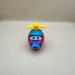 طائرة هليكوبتر كرتونية من Whirly Eyes - لعبة ادفع وانطلق مع حركة المروحة