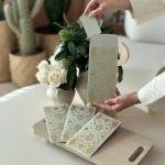 Foil-Pressed Envelope Set – Golden Garden Elegance