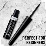 Rimmel Glam’Eyes Professional Liquid Eyeliner – 001 Black Glamour