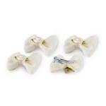 Girl's Elegant Bow Hair Clip with Rose Embellishment