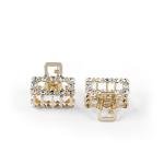 Sparkling Square Crystal Hair Claw Clip Set