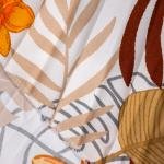 Tropical Breeze Pleated Kaftan Dress