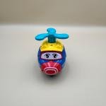 طائرة هليكوبتر كرتونية من Whirly Eyes - لعبة ادفع وانطلق مع حركة المروحة