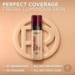 لوريال باريس إنفاليبل كريم أساس 24 ساعة – ناتشورال روز 125 | تغطية كاملة وثبات يدوم