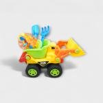 Colorful Excavator Truck Toy with Sand Tools