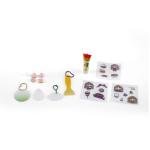 حقيبة اللعب مع إكسسوارات الجمال والملصقات