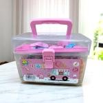 Ice Cream Truck Theme Play Dough Set – 24 Color Soft Modeling Clay Kit for Kids