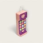 Retro Style Toy Phone with Colorful Buttons