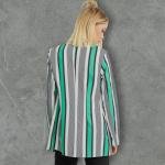 Verde Stripe Tailored Blazer Jacket
