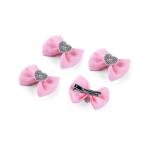 مشبك شعر للبنات على شكل قلب كريستال إكسسوار أنيق لجميع المناسبات