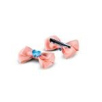 Girl's Bow Hair Clip with Heart Center