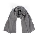 Cotton and Chiffon Scarf with Fine Stitch Edges - Rustic Taupe