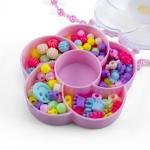 Flower-Shaped Bead Jewelry Making Set for Kids