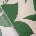 Tropical Fern Pleated Kaftan Dress – Belted Maxi Style