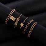 مجموعة أساور الأناقة النجمة - 5 قطع