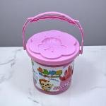 مجموعة دلو رمل السحر على شكل زهرة – مع قالب غطاء فراشة وأداة شكل دولفين