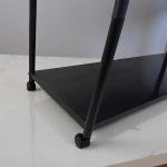 Modern  Metal 4-Tier Rolling Storage Shelf