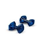 Girl's Grosgrain Bow Hair with Glitter Mesh Details