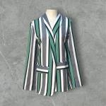 Verde Stripe Tailored Blazer Jacket