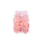 مشابك شعر بتصميم زهوروشريط إكسسوار شعر جميل وأنيق