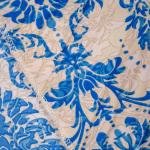 Royal Azure Pleated Kaftan Dress