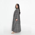 Reception gown Italian taffeta with embroidery