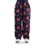 Men’s Superman Logo Print Lounge Pajama Pants  All-Over Comic Design