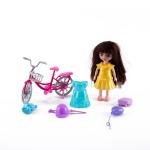 Doll and Bicycle Playset